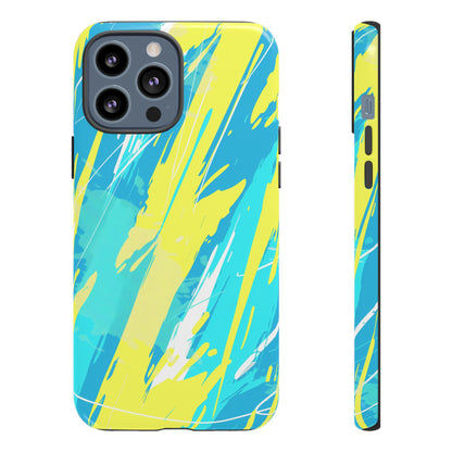 Neon Surge – Tough Glossy iPhone Case