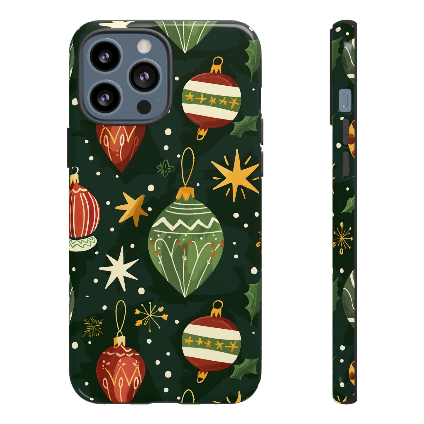 Evergreen Ornament Magic – Tough Glossy iPhone Case
