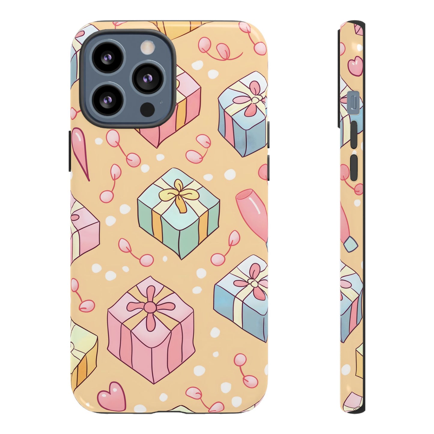 Pastel Gift Delight – Tough Glossy iPhone Case