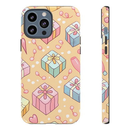 Pastel Gift Delight – Tough Glossy iPhone Case
