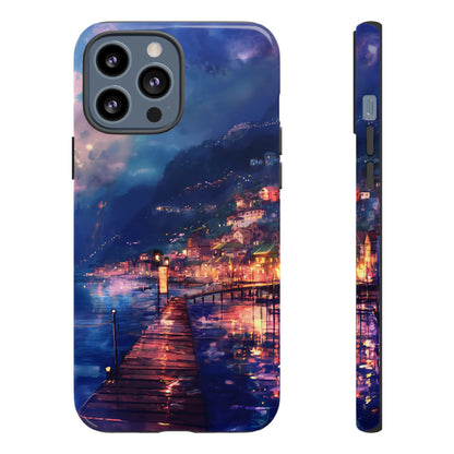 Twilight Harbor – Tough Glossy iPhone Case