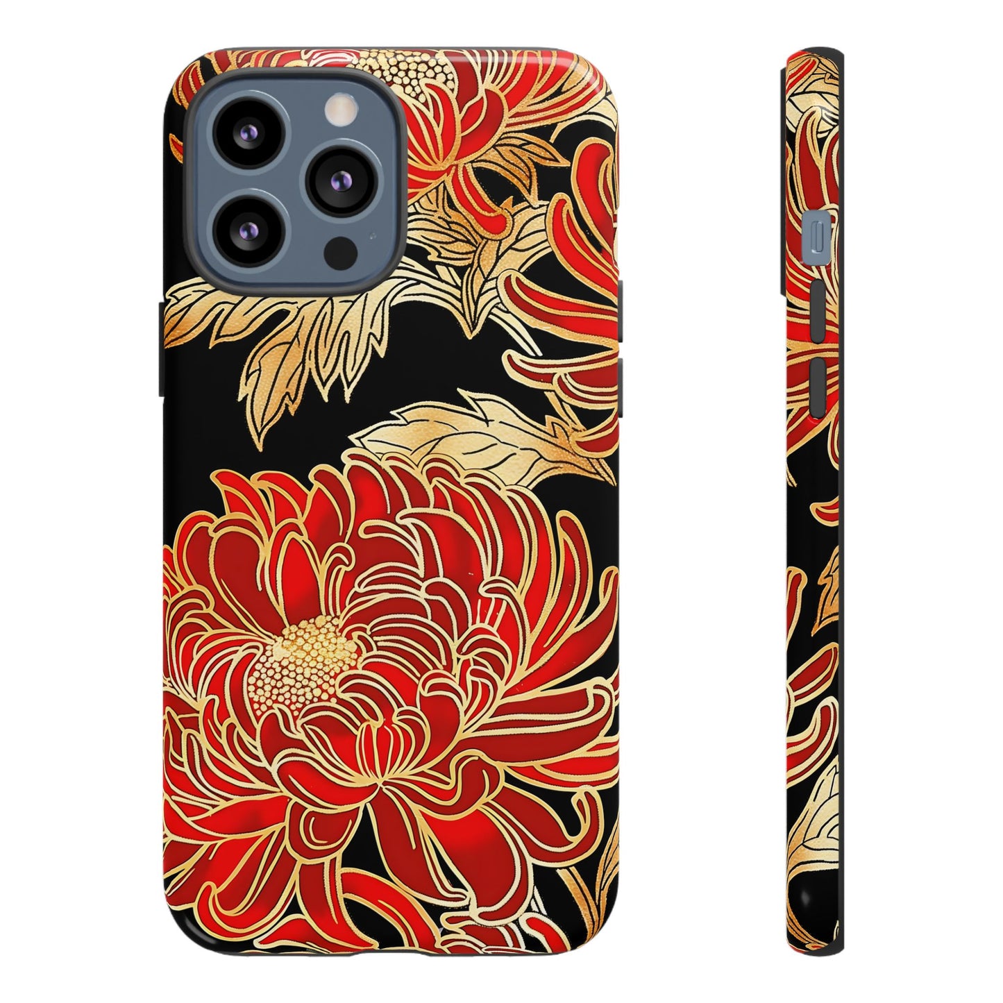 Ember Petals – Tough Glossy iPhone Case