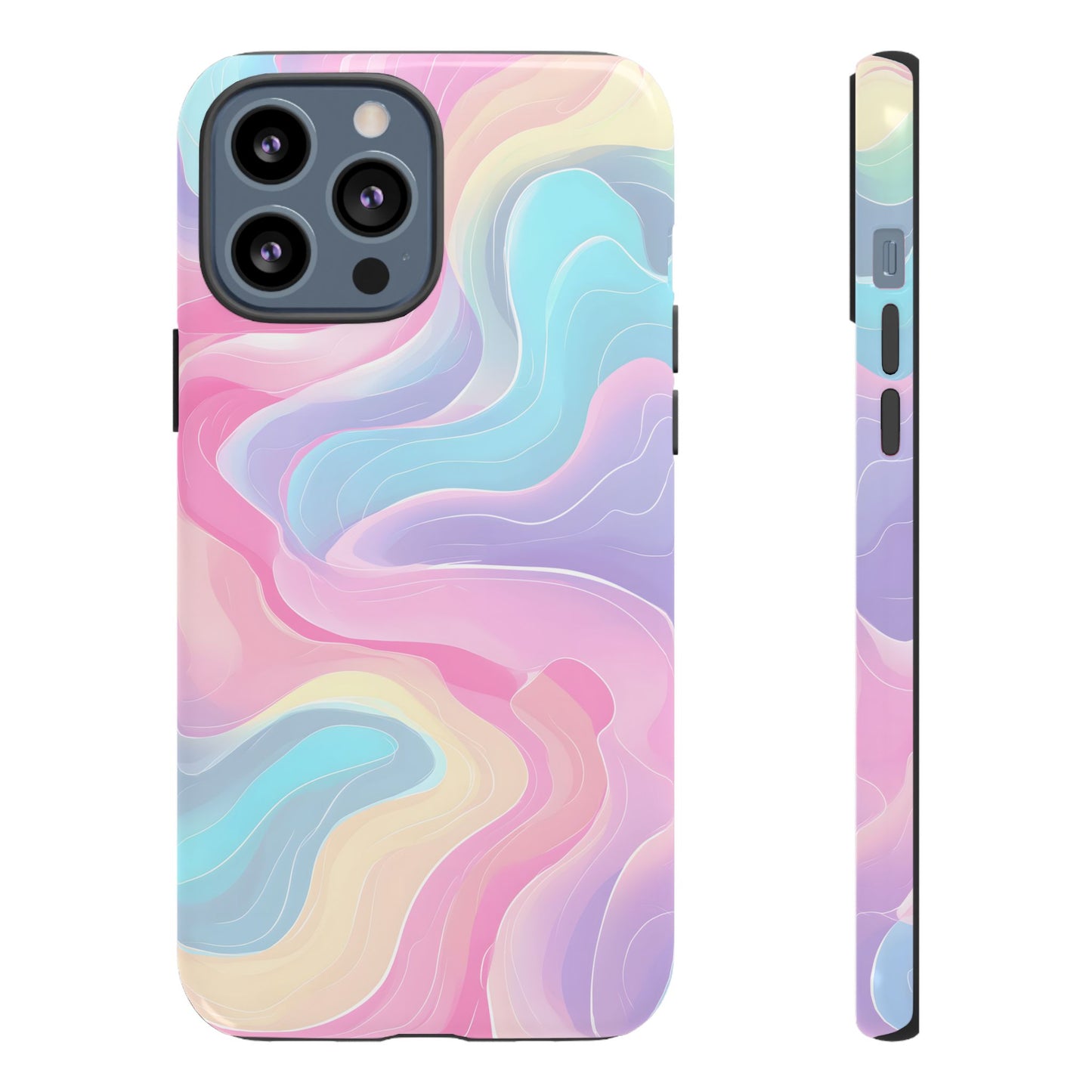 Pastel Mirage – Tough Glossy iPhone Case