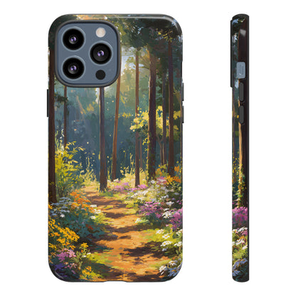 Enchanted Forest Path – Tough Glossy iPhone Case
