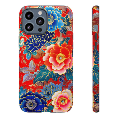 Oriental Blossom – Tough Glossy iPhone Case