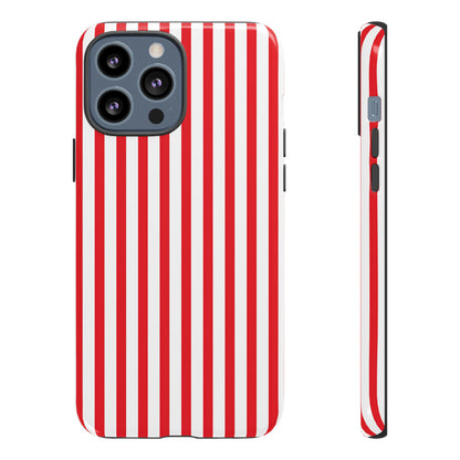 Candy Cane Stripes – Tough Glossy iPhone Case