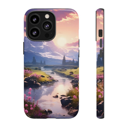 Alpine Dawn – Tough Glossy iPhone Case