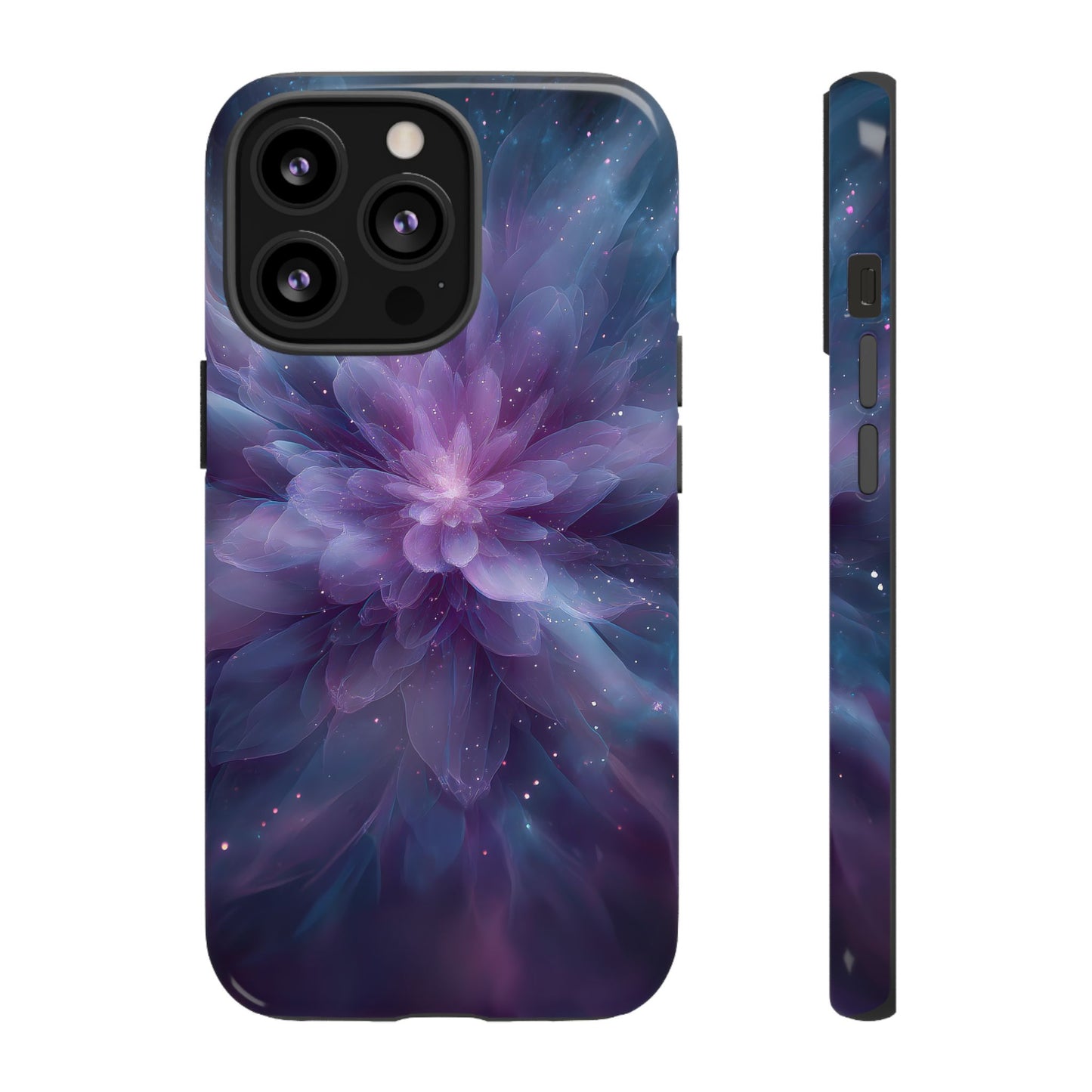 Celestial Bloom – Tough Glossy iPhone Case