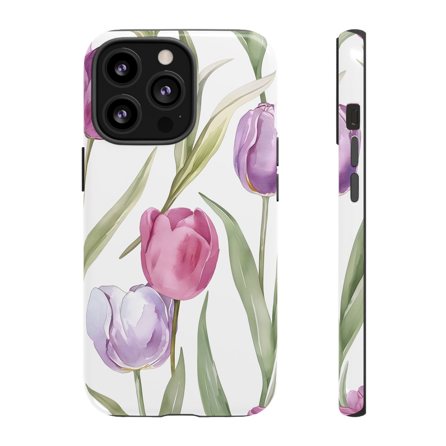 Tulip Serenade – Tough Glossy iPhone Case