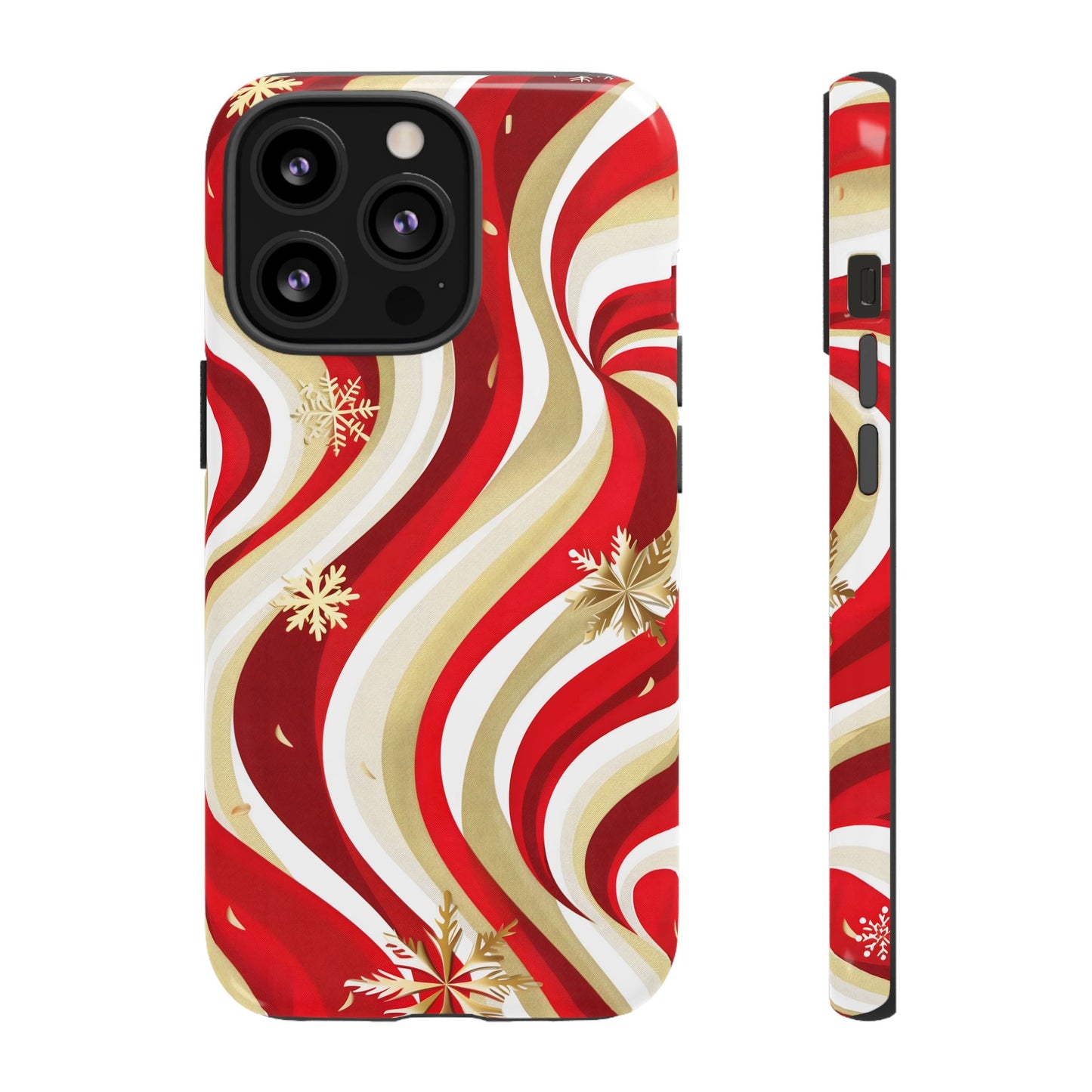 Peppermint Waves – Tough Glossy iPhone Case