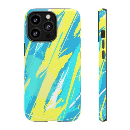 Neon Surge – Tough Glossy iPhone Case