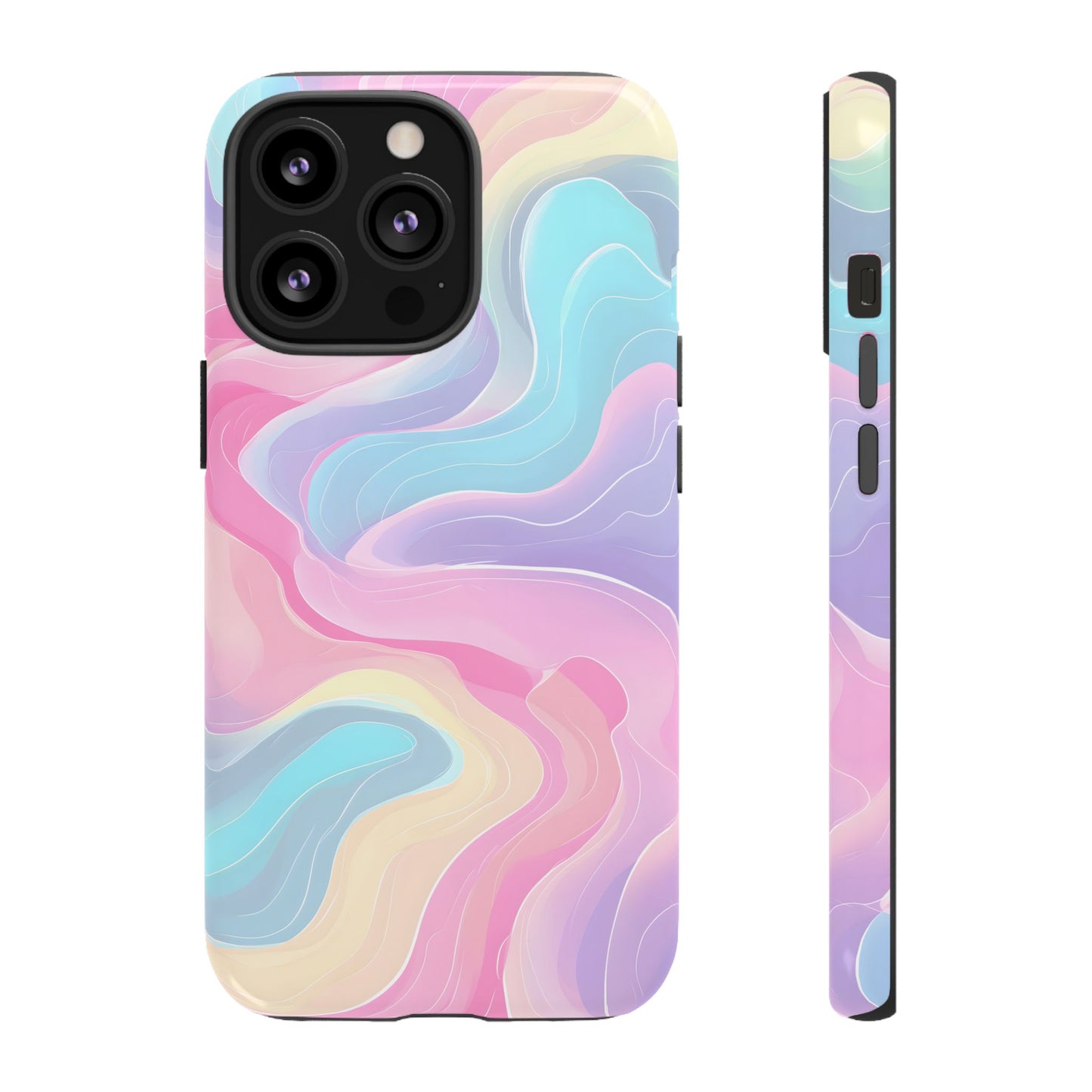 Pastel Mirage – Tough Glossy iPhone Case