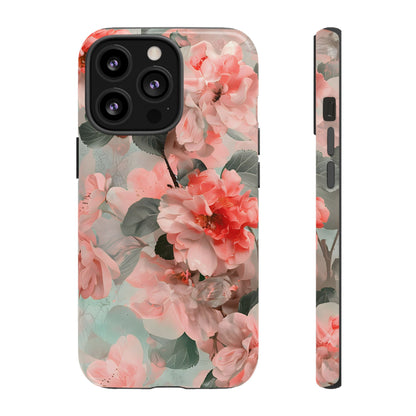 Sakura Drift – Tough Glossy iPhone Case