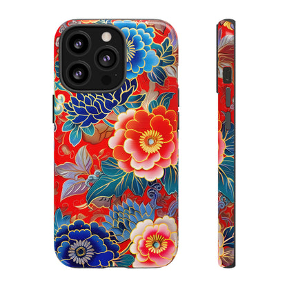 Oriental Blossom – Tough Glossy iPhone Case
