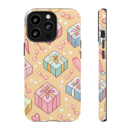 Pastel Gift Delight – Tough Glossy iPhone Case