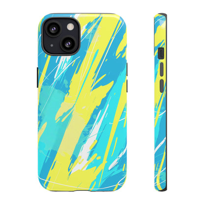Neon Surge – Tough Glossy iPhone Case