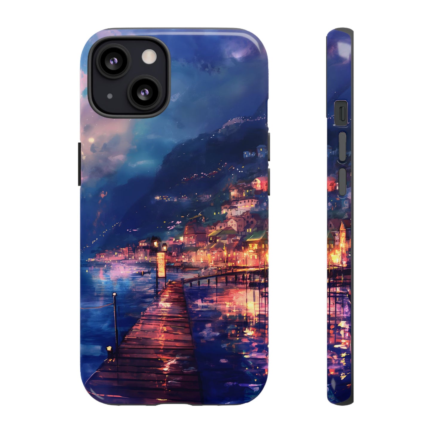 Twilight Harbor – Tough Glossy iPhone Case