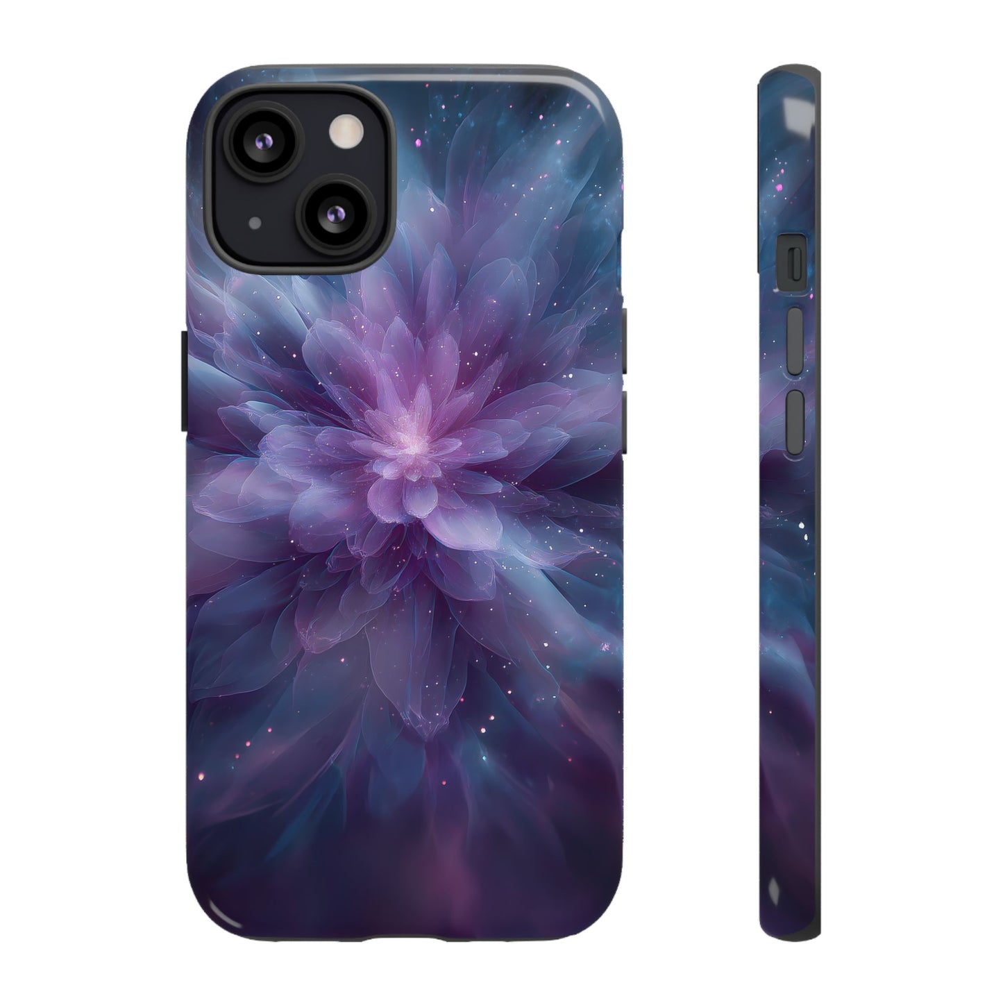 Celestial Bloom – Tough Glossy iPhone Case
