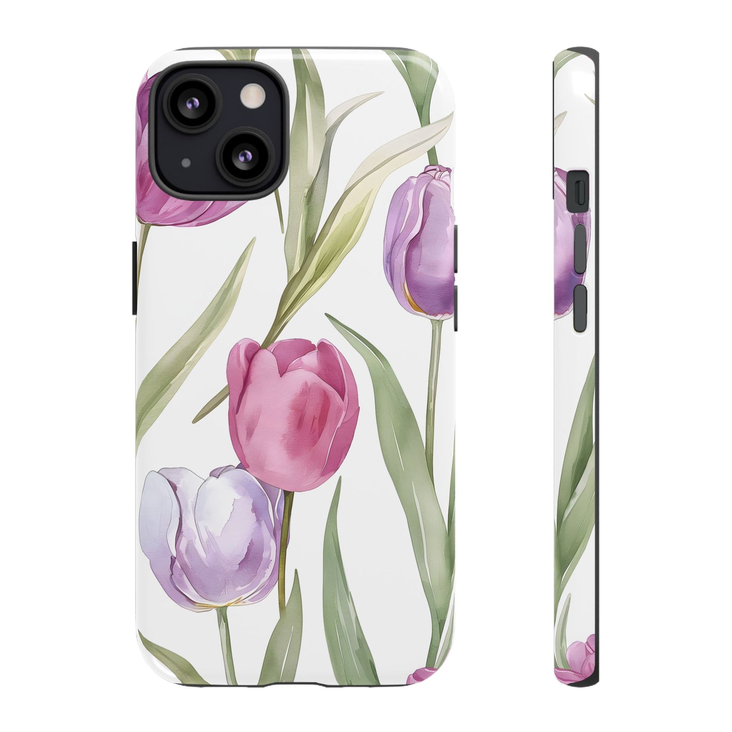 Tulip Serenade – Tough Glossy iPhone Case