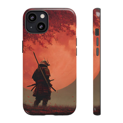 Blood Moon Warrior – Tough Glossy iPhone Case