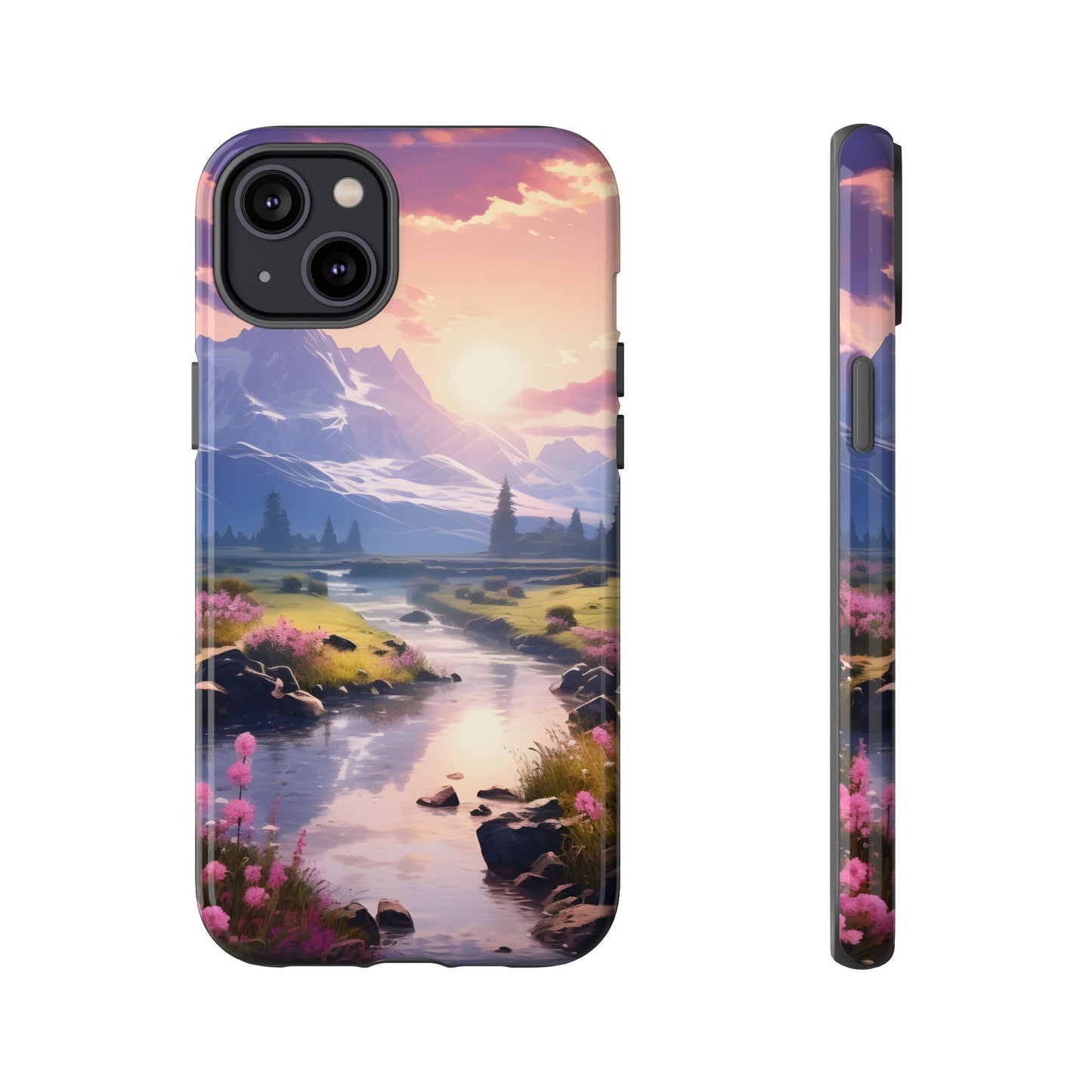 Alpine Dawn – Tough Glossy iPhone Case