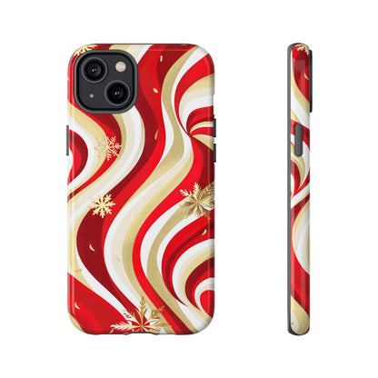 Peppermint Waves – Tough Glossy iPhone Case