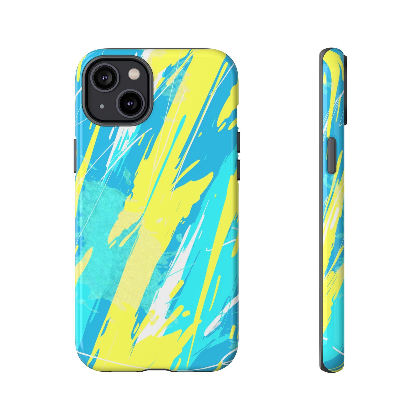 Neon Surge – Tough Glossy iPhone Case