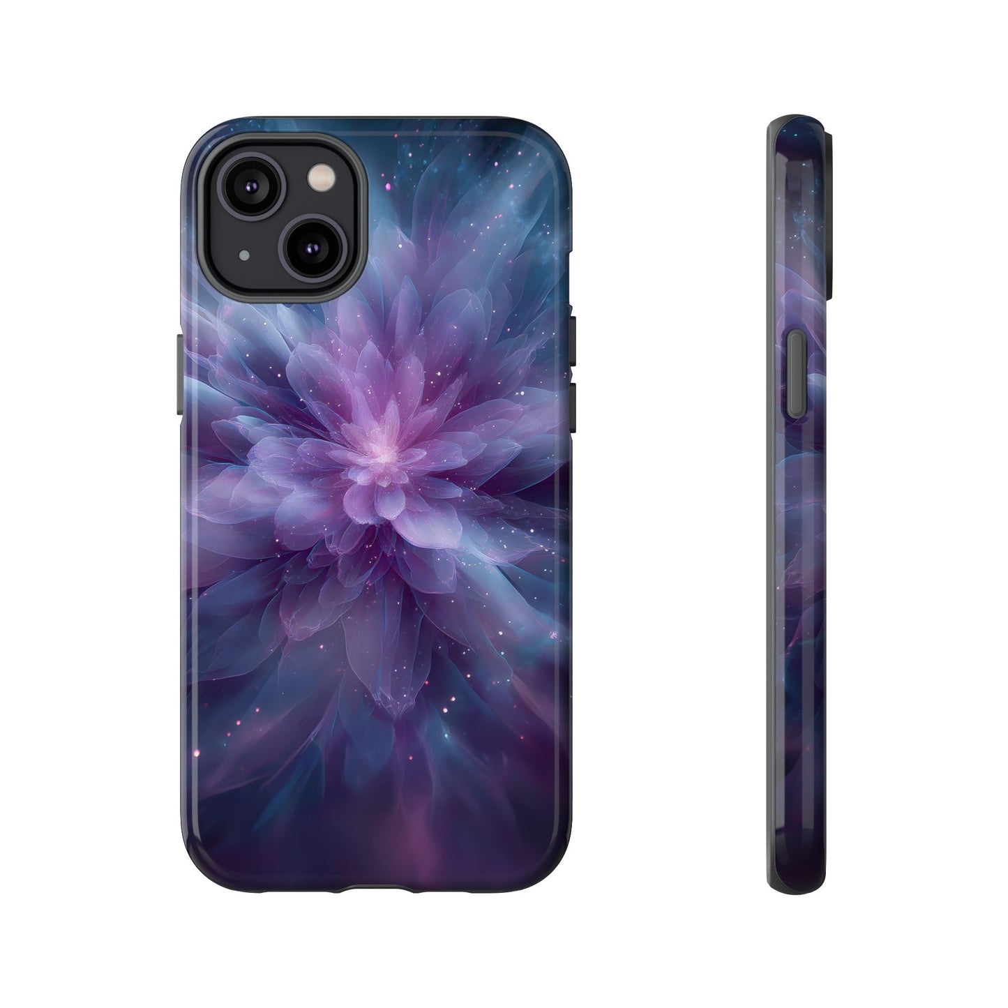 Celestial Bloom – Tough Glossy iPhone Case