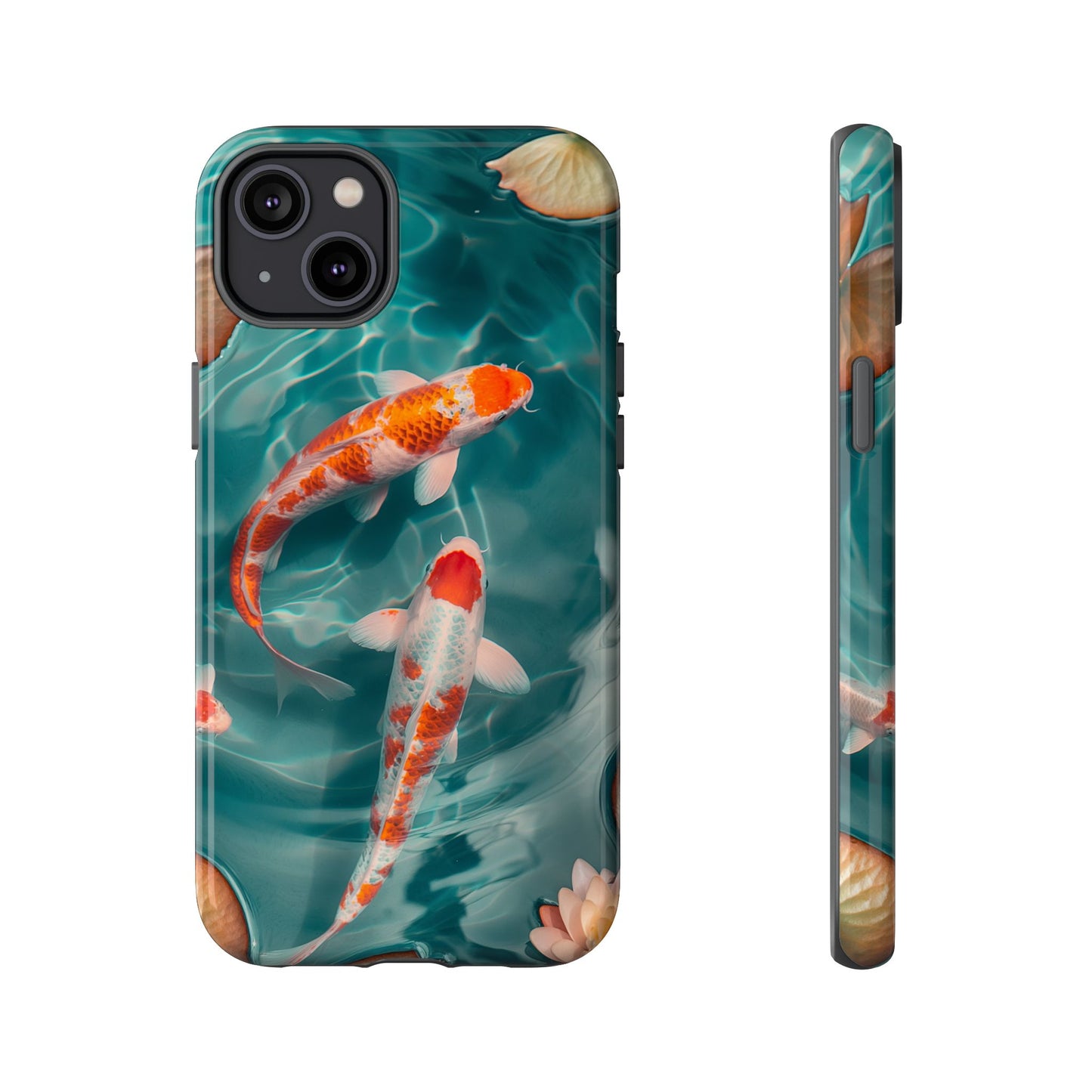 Tranquil Koi Pond – Tough Glossy iPhone Case