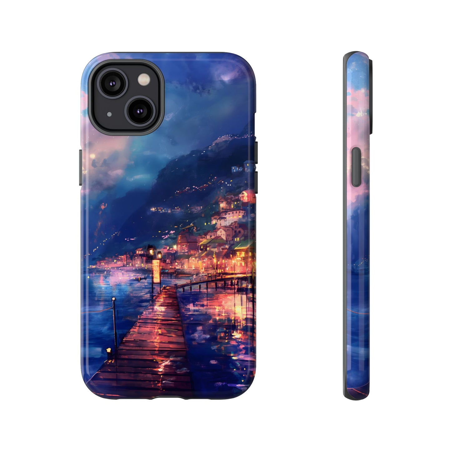 Twilight Harbor – Tough Glossy iPhone Case