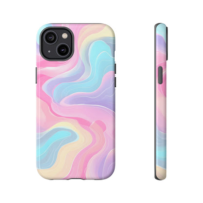 Pastel Mirage – Tough Glossy iPhone Case