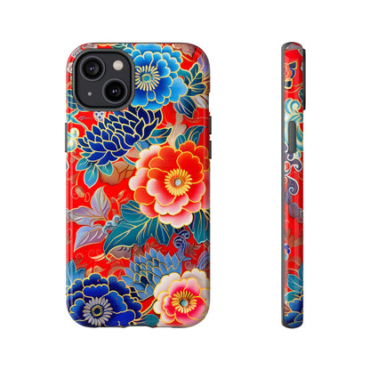 Oriental Blossom – Tough Glossy iPhone Case