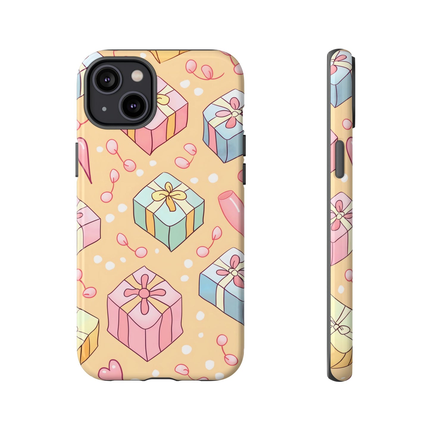 Pastel Gift Delight – Tough Glossy iPhone Case