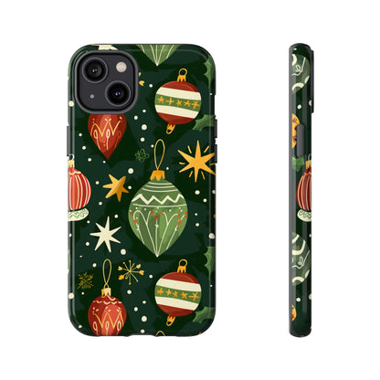 Evergreen Ornament Magic – Tough Glossy iPhone Case