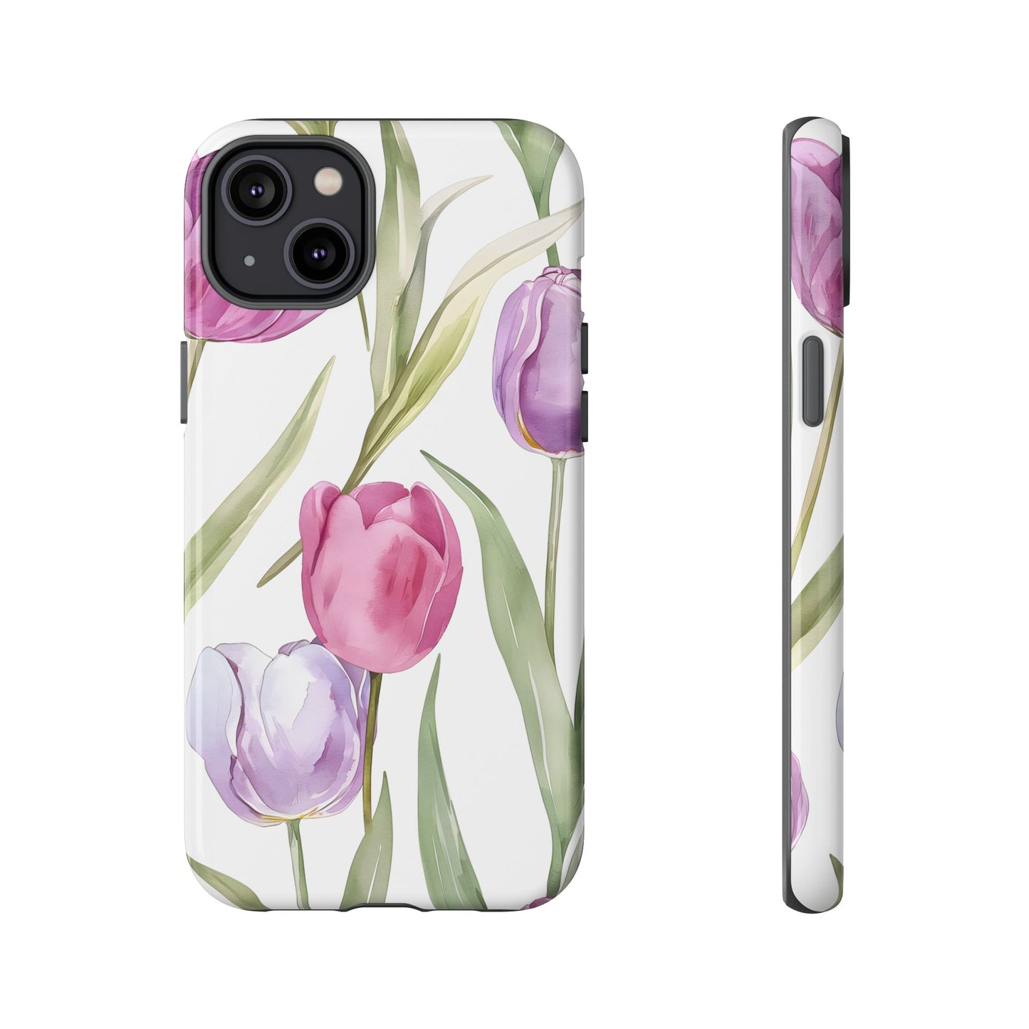 Tulip Serenade – Tough Glossy iPhone Case