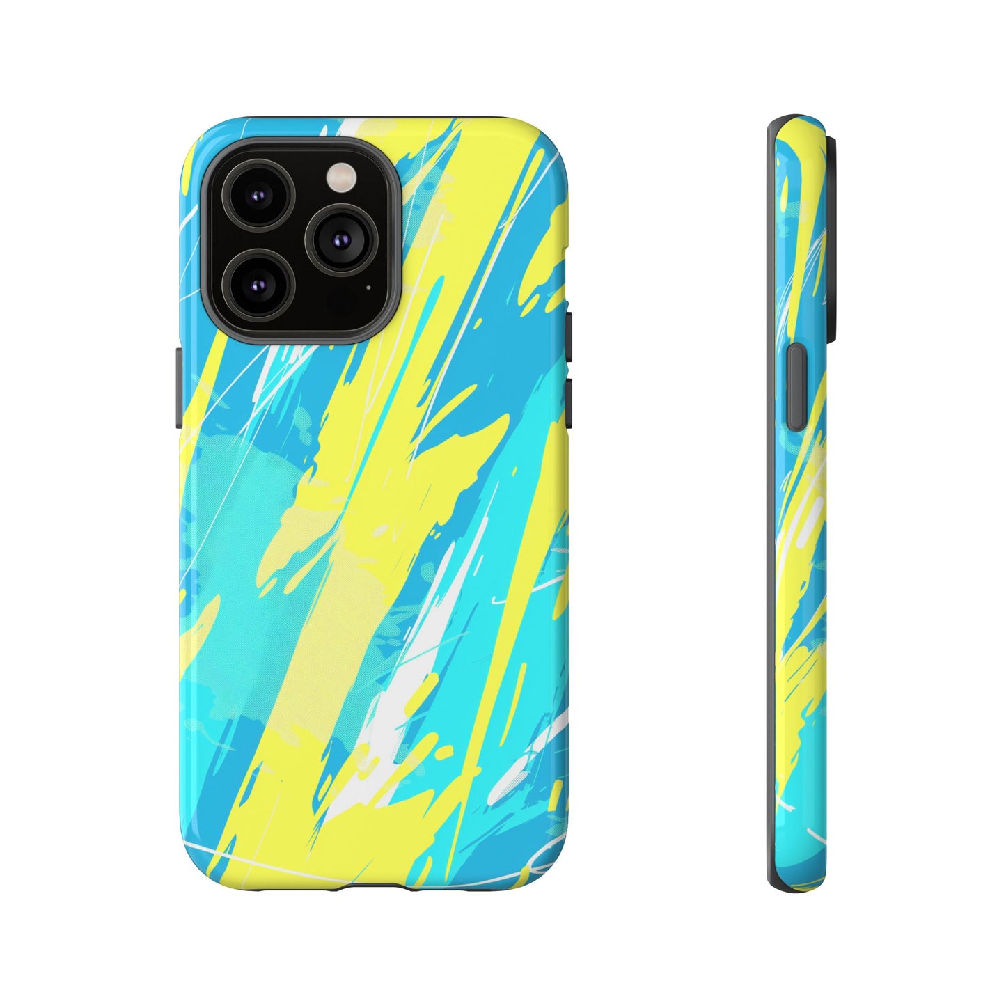 Neon Surge – Tough Glossy iPhone Case