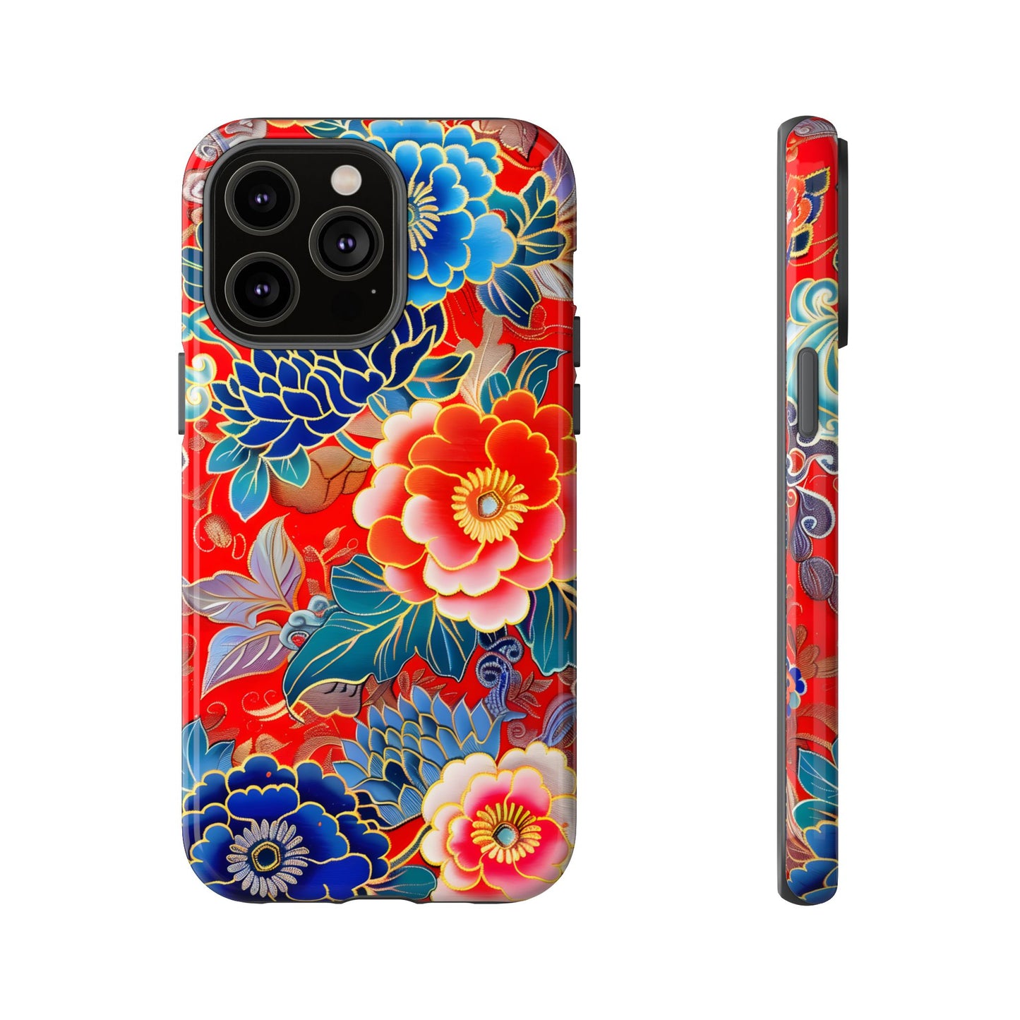 Oriental Blossom – Tough Glossy iPhone Case