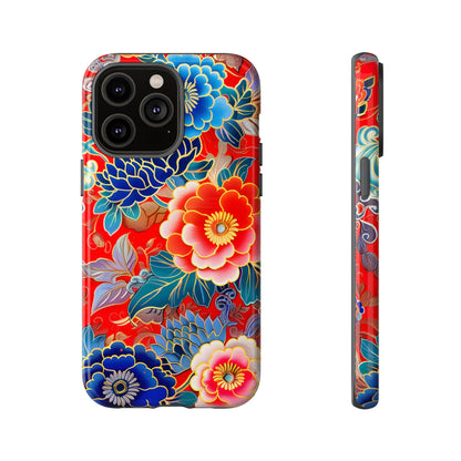 Oriental Blossom – Tough Glossy iPhone Case