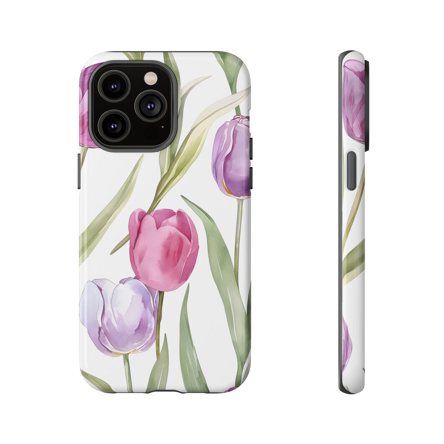 Tulip Serenade – Tough Glossy iPhone Case