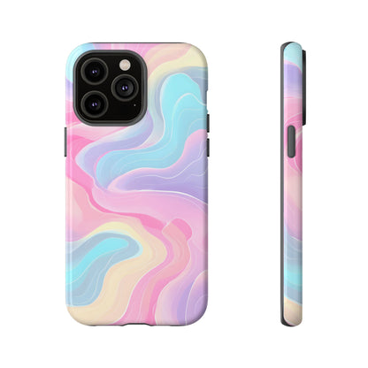 Pastel Mirage – Tough Glossy iPhone Case