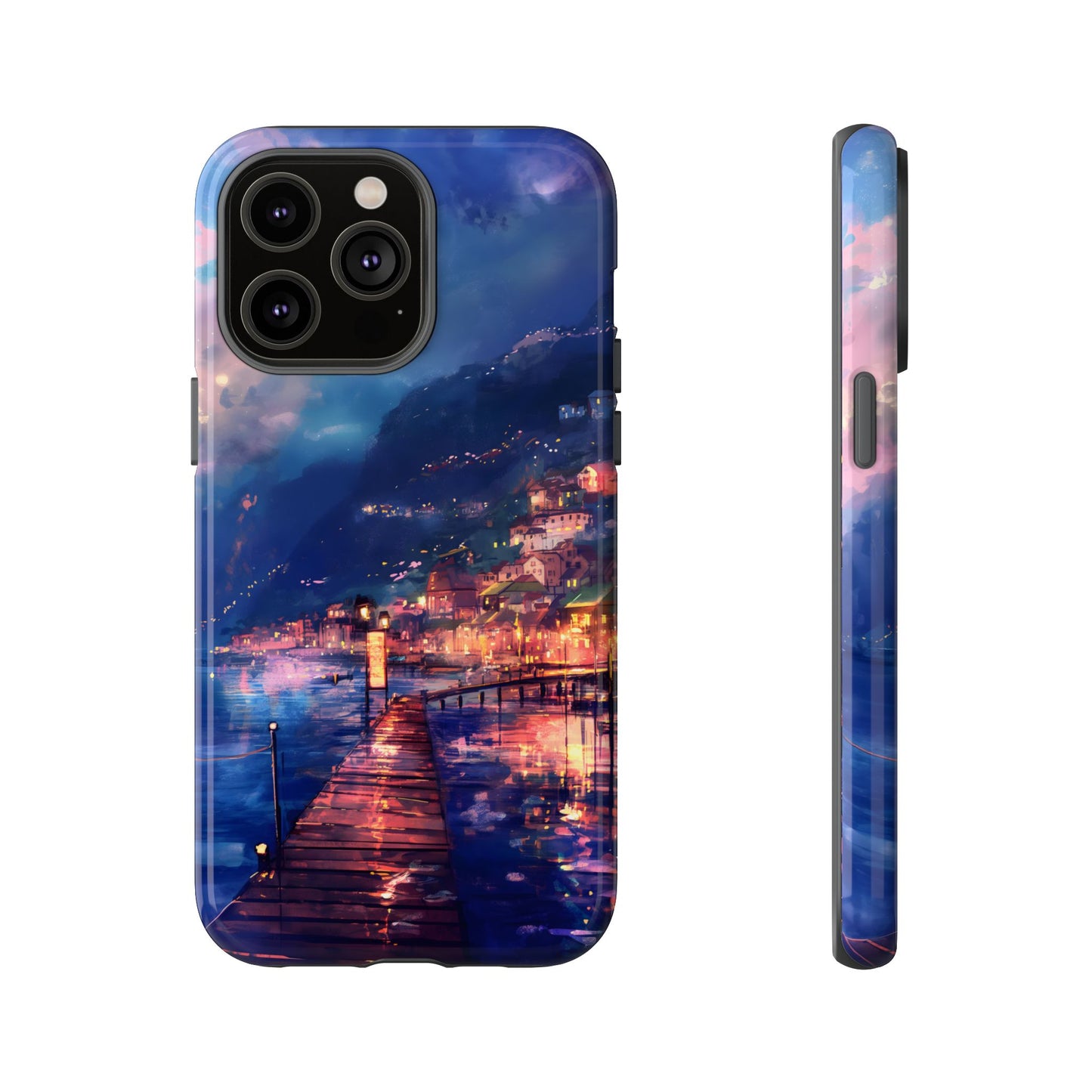 Twilight Harbor – Tough Glossy iPhone Case