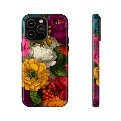 Midnight Bloom – Tough Glossy iPhone Case