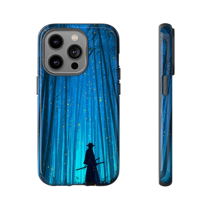 Shadowed Bamboo Sentinel – Tough Glossy iPhone Case