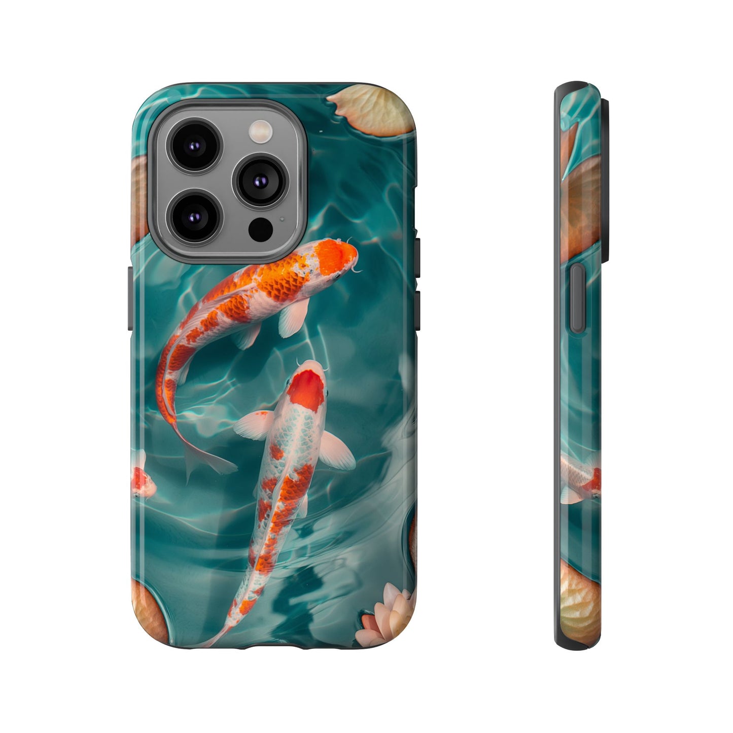 Tranquil Koi Pond – Tough Glossy iPhone Case