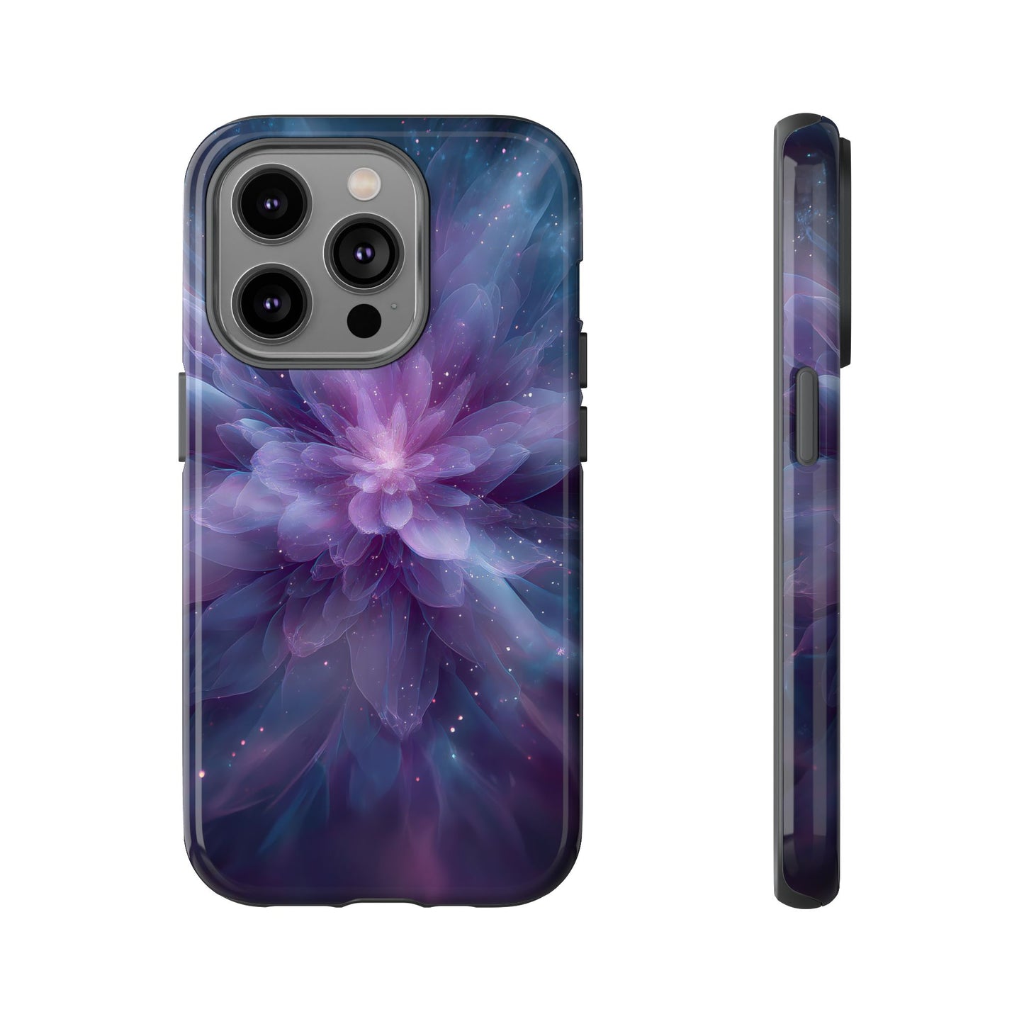 Celestial Bloom – Tough Glossy iPhone Case