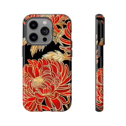Ember Petals – Tough Glossy iPhone Case