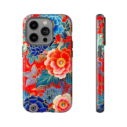 Oriental Blossom – Tough Glossy iPhone Case