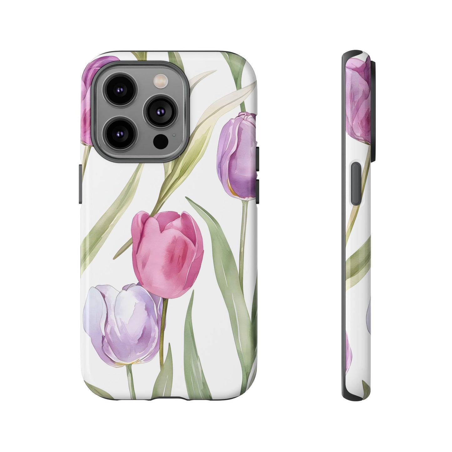 Tulip Serenade – Tough Glossy iPhone Case