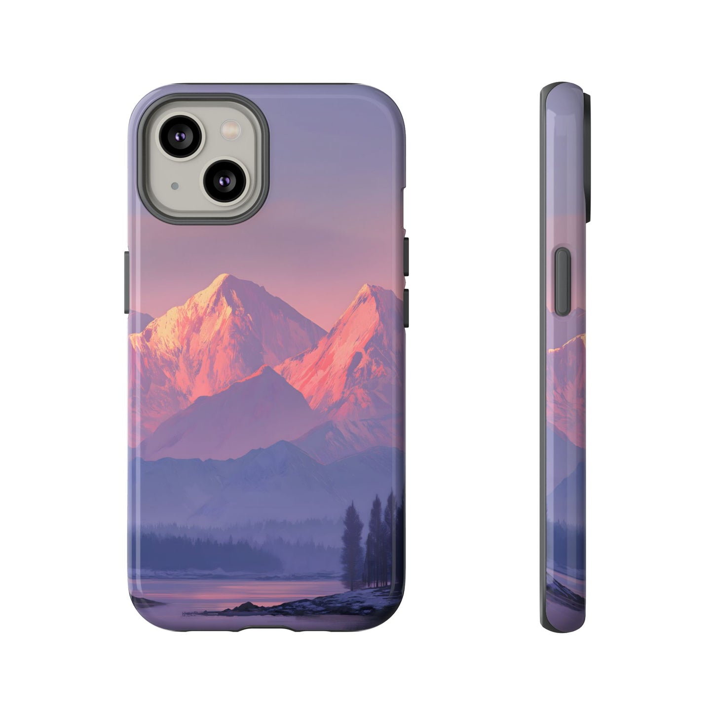 Crimson Peaks – Tough Glossy iPhone Case