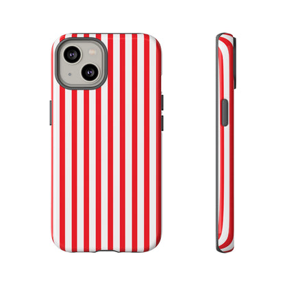 Candy Cane Stripes – Tough Glossy iPhone Case
